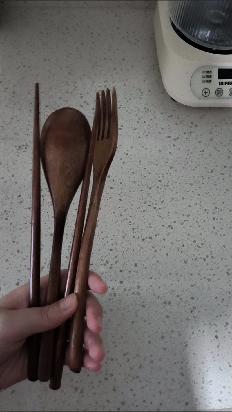 Модон халбага сэрээний ком ууттай - Image 10