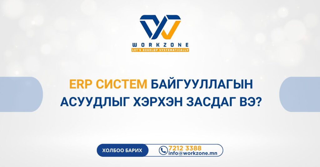 ERP Систем Байгууллагын асуудлыг хэрхэн засдаг вэ?